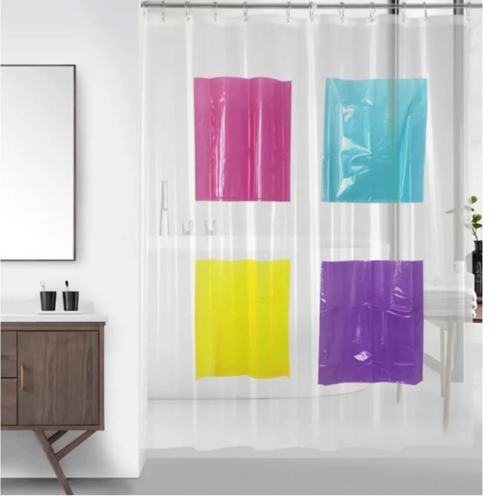 Wild Sage Peyton Pocket Peva Shower Curtain 2pcs
